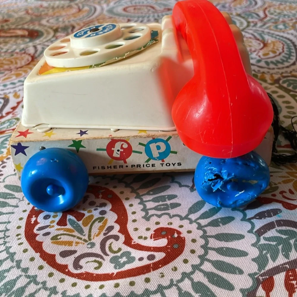 Fisher-Price Red and Blue‎ Learning Chatter Telephone